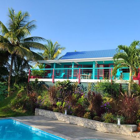 Pipirite Chantant - Maison Creole Vue Mer Sainte-Rose Kültér fotó